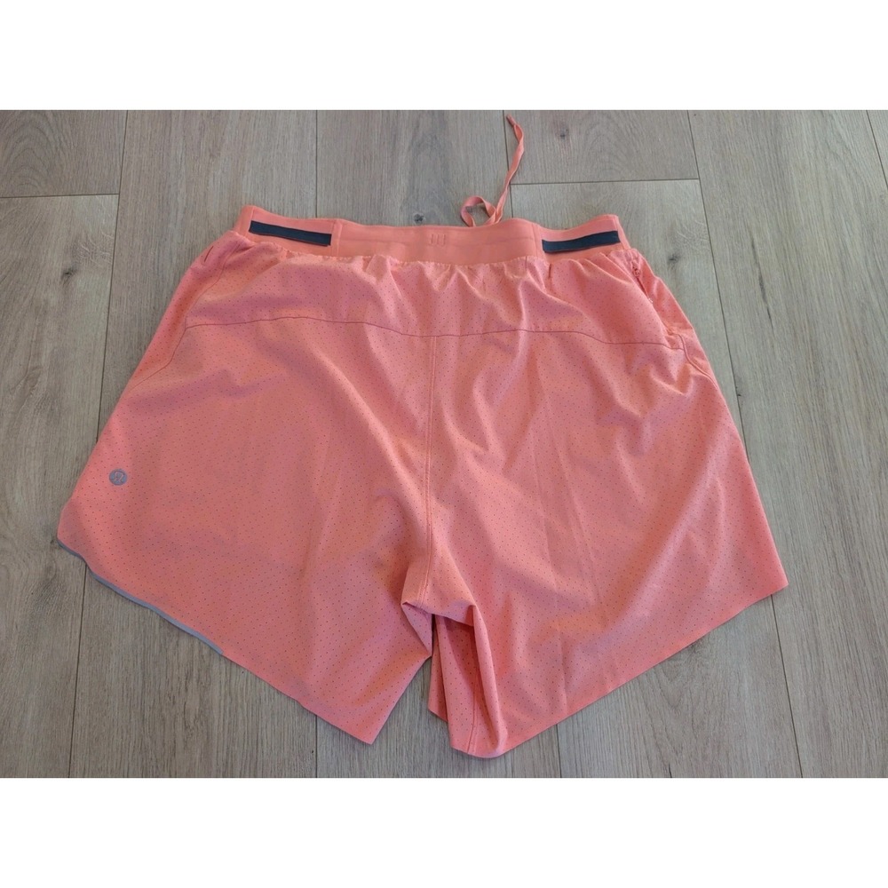 Lululemon Men's Fast and Free Short 6" Lined Large Brier Rose Pink